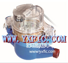 Direct reading water meter